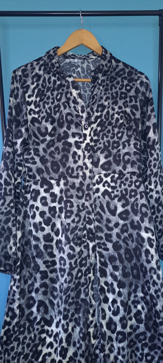 Vestido animal print