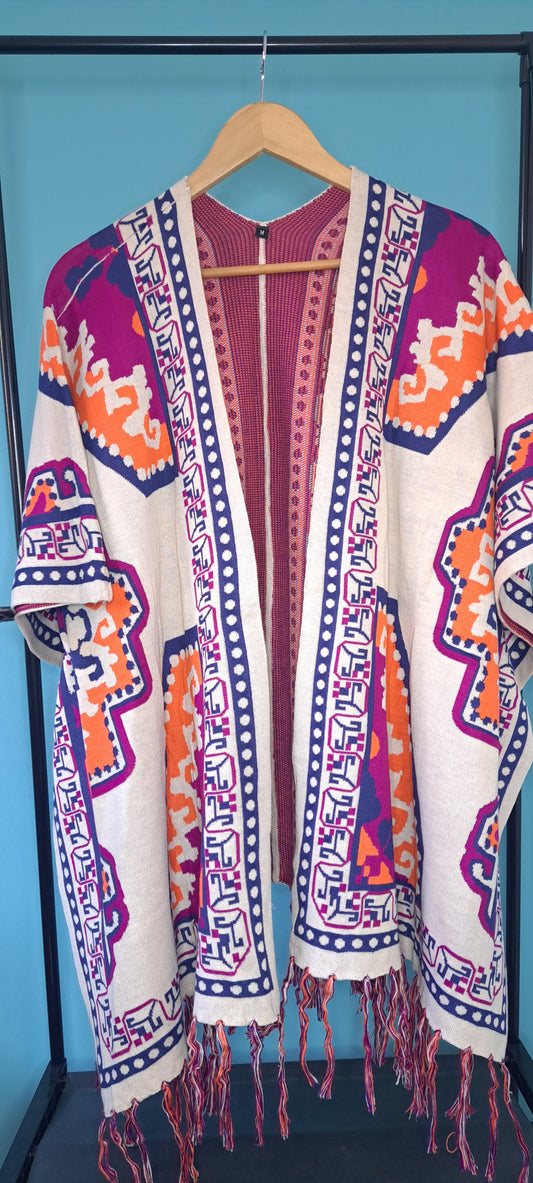 Colorido poncho